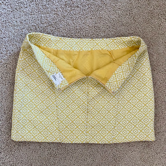 Urban Outfitters Coincidence & Chance Yellow Brocade Mini Skirt - Picture 5 of 8